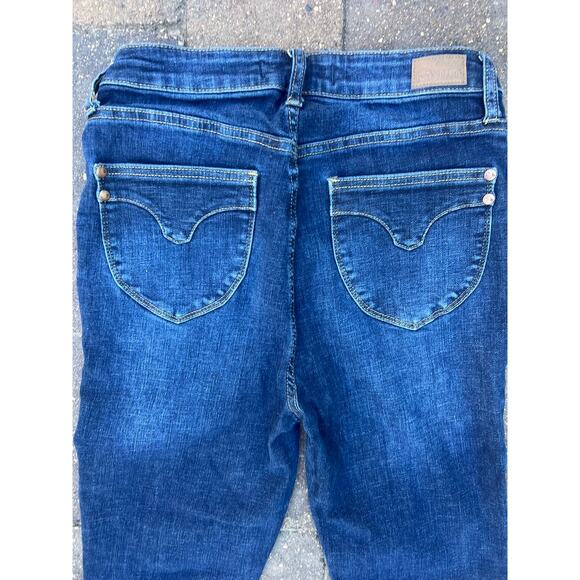 Judy Blue high rise frayed hems skinny jeans size 28 x 27 - Picture 4 of 5